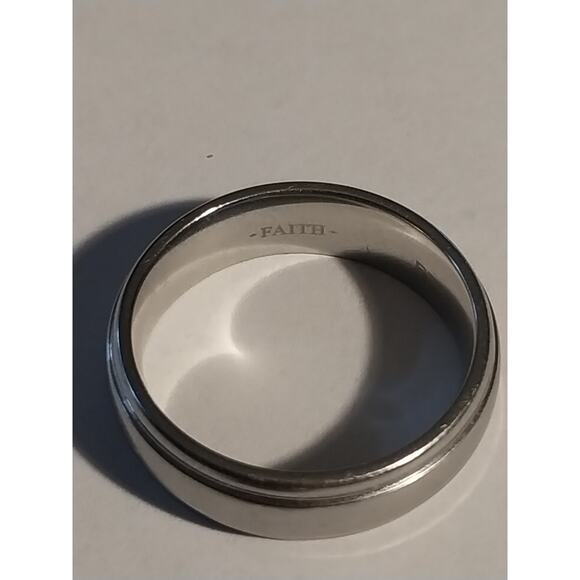 BAND RING MEN'S TUNGSTEN CARBIDE BLACK CARBON FIBER & DIAMOND WEDDING size 12 - Picture 7 of 7